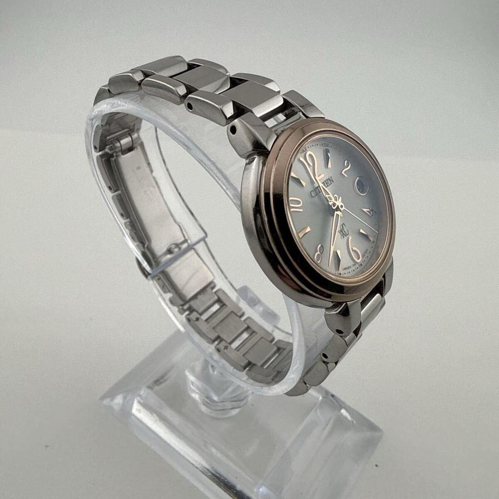 Б/У ЧАСЫ CITIZEN Citizen XC Cross Sea H058-T017487 Женские Радио-Солнечные Рабочий Продукт [S48]
