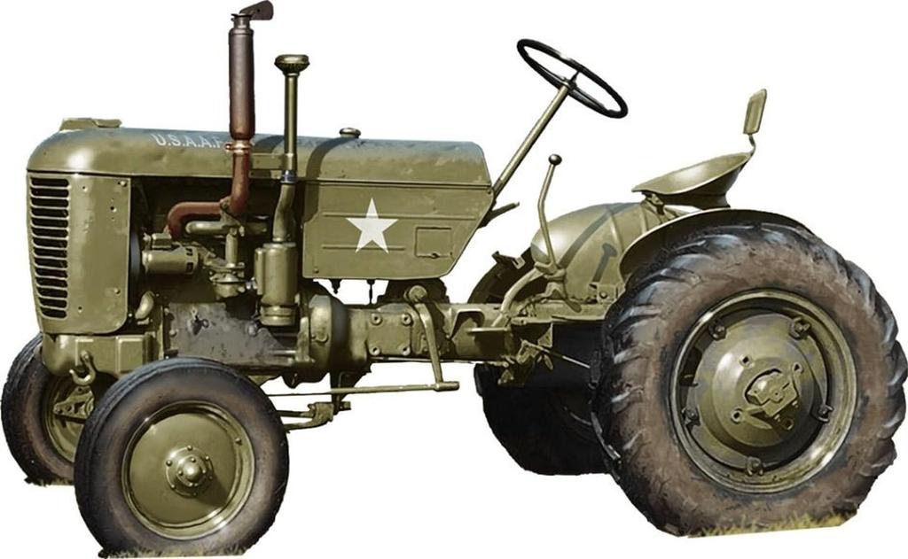 Thunder Model American Case Tractor 2 Sets Compaction Roller Included Plastic Model Assembly Kit TB72001 1/72 Military/civilian VAI/landing