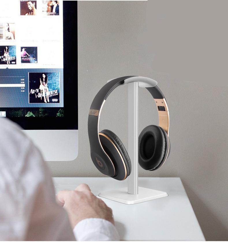 Headphone Stand Universal Aluminuim Headset Holder Aluminum Supporting Bar Flexible Headrest Fashion Headphone Hanger