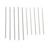 10 шт. Инструмент для перепрошивки волос куклы Нержавеющая сталь Принадлежности для парика Запасные аксессуары Иглы для перепрошивки волос куклы Инструмент 0,6 мм