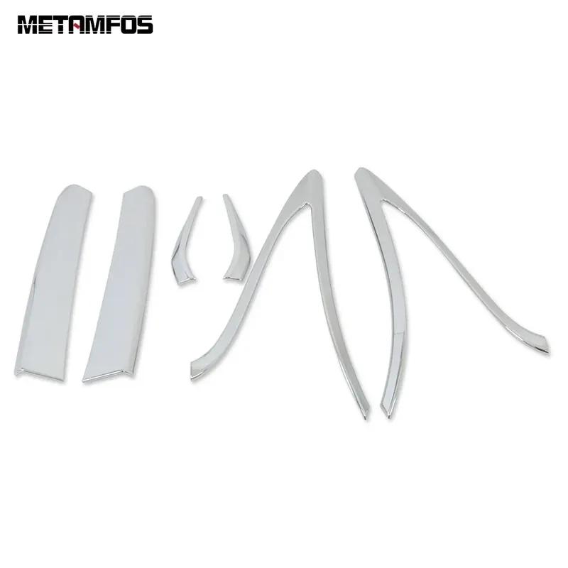 Rear Light Lamp Cover Trim For Toyota Prius Hatchback     Chrome Taillamp Frame Sticker Accessories Car Styling