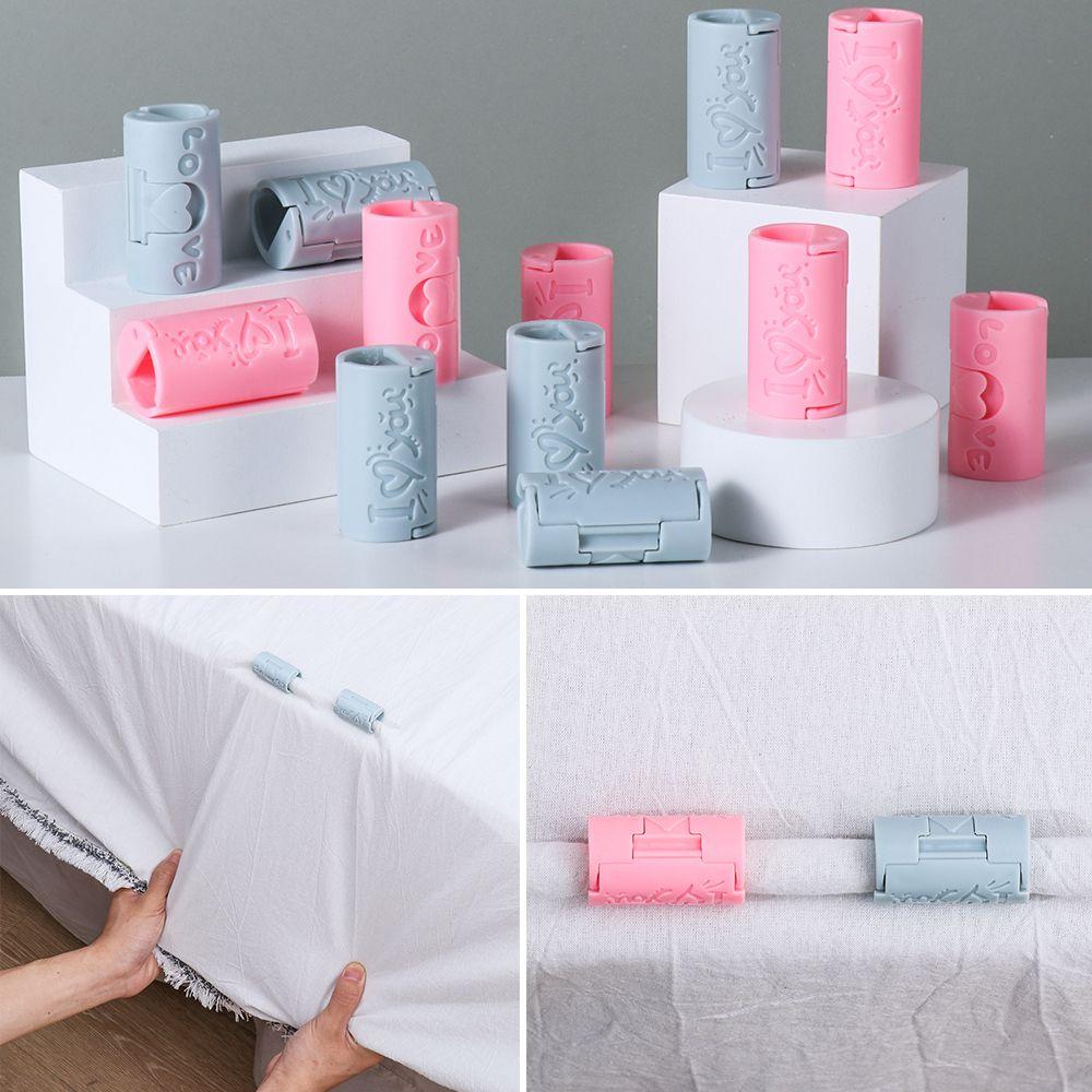 6PCS Household Needle-free Clamp Sheet Clips Sheet Holder Bed Pegs Quilt Bed Cover