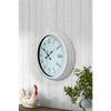 Подарочные металлические белые настенные часы в стиле ретро 40 см