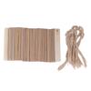 50Pcs Wooden Blank Bookmarks 4.7x1.3in Blank Rectangle Rounded Edge Glossy Wooden Craft Bookmark