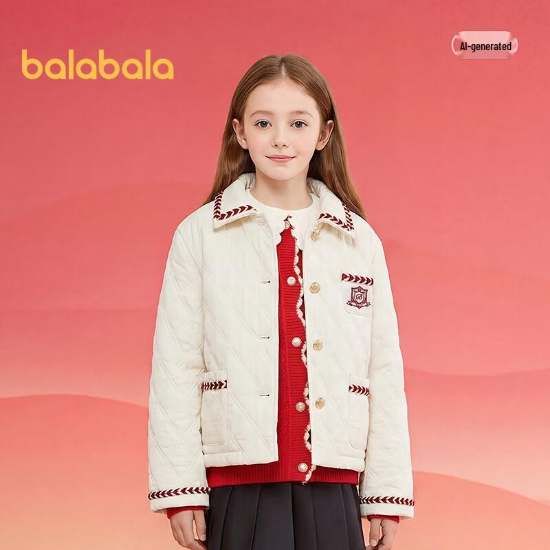 Balabala Girls' Spring Cotton Jacket