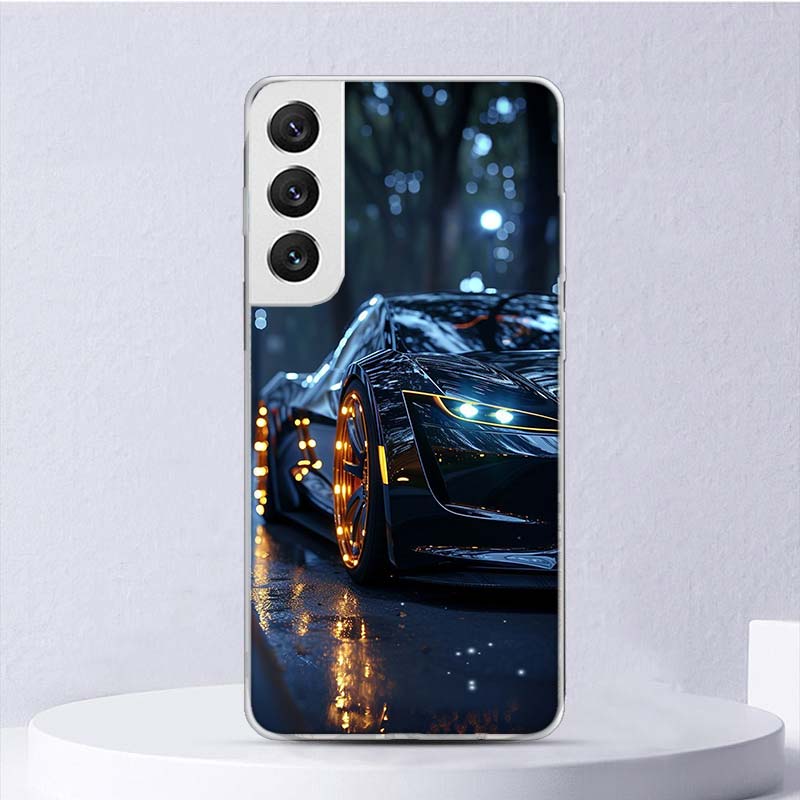 Крутой Мужской Мужчины Спортивные Машины Мягкий Чехол Для Samsung Galaxy S25 S24 S23 S22 Ultra Чехол Для Телефона S21 S20 FE S10 Plus S10E S25U Funda Coq