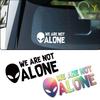 Наклейки на автомобиль Alien We Are Not One for Auto Наклейки на заднее стекло, бампер, скутер, корпус, шлем, виниловые наклейки, автомобильные аксессуары, украшения