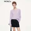 MO&Co. Women's V-Neck Loose Knit Sweater