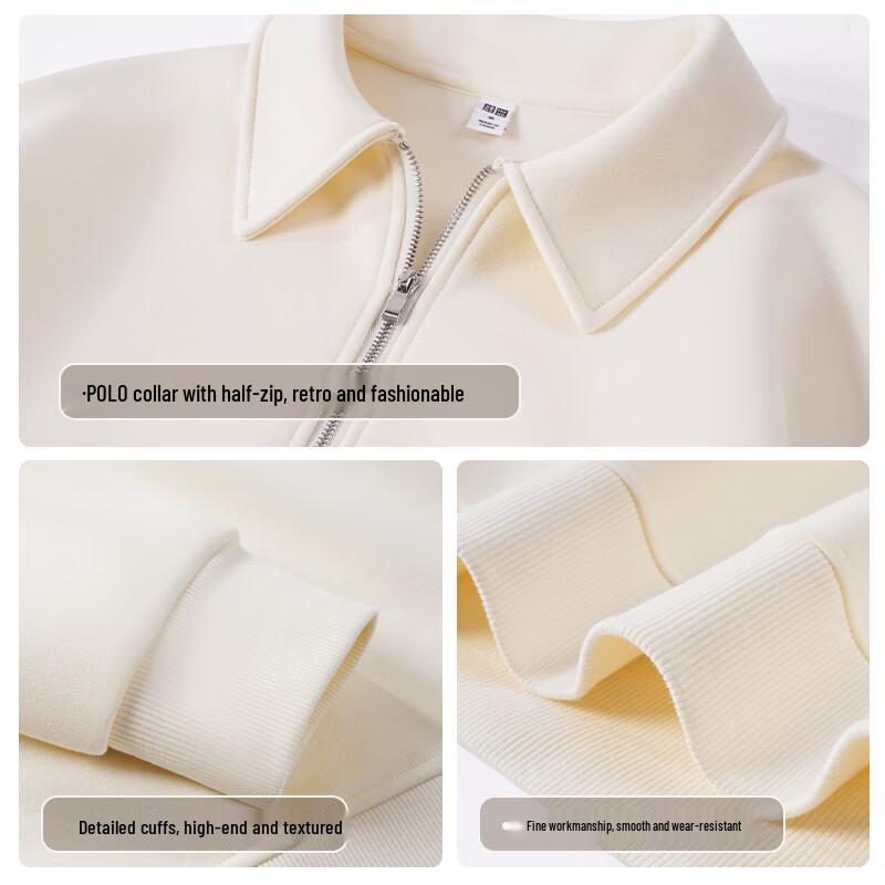 Baleno Women's Printed Half-Zip Polo Neck Sweatshirt