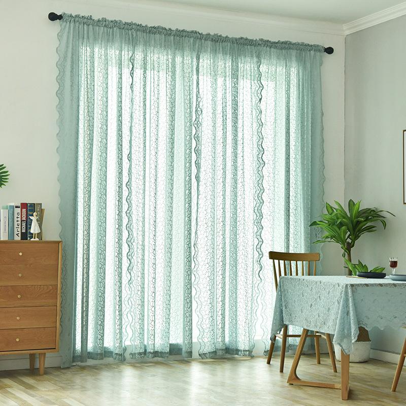 Кружевные шторы Готовые экранные шторы, Готовые оконные экраны для кофейни, отеля