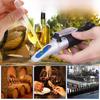 Handheld Refractometer 0-40% Brix Sugar & 0-25% Red/Fruit Wine Concentration Tester