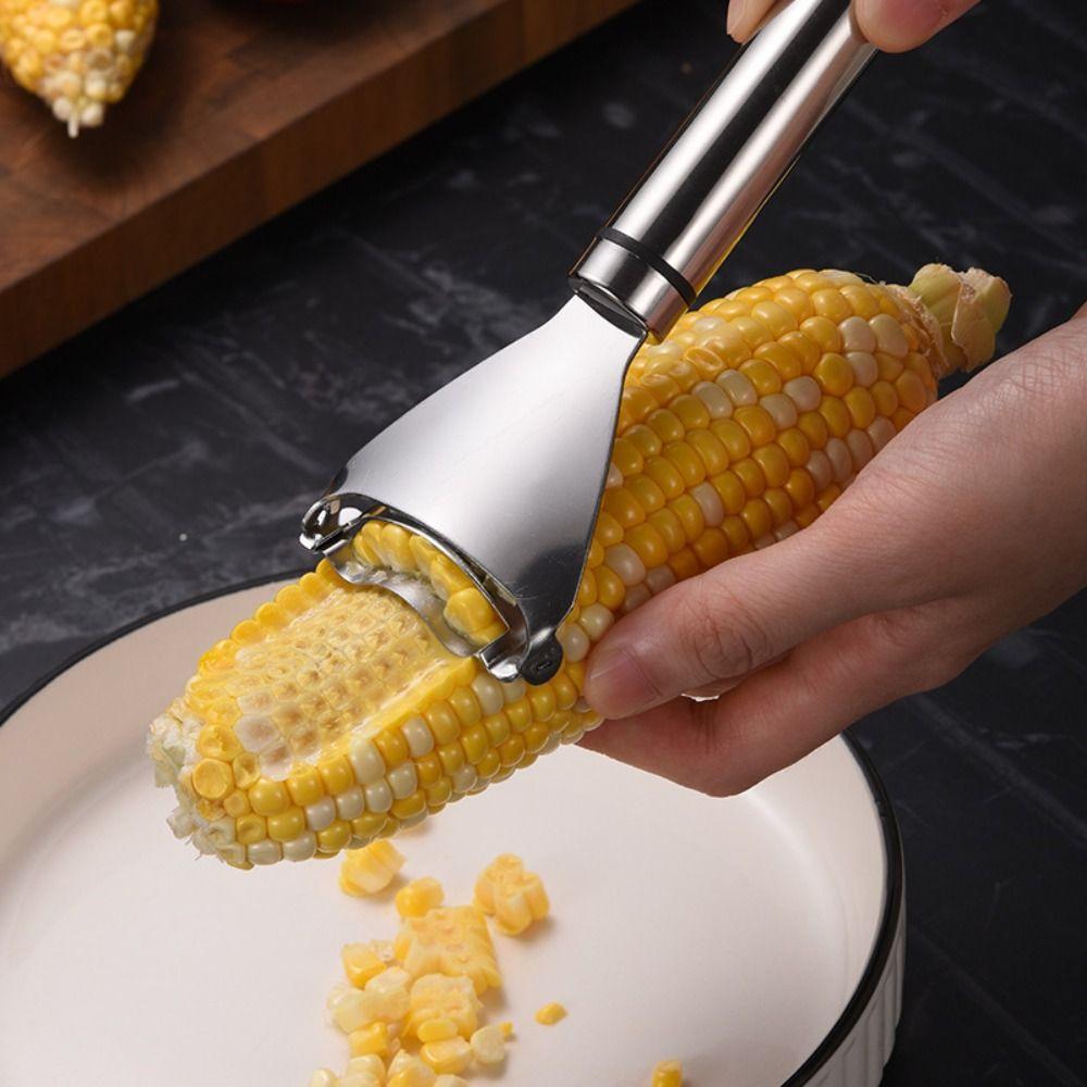 Cutter Tool Corn Cob Peeler Stainless Steel Corn Separator Stripper Corn Thresher Home