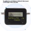 9501 Sensitive Satellite Finder Signal Strength Meter Black with Digital Screen
