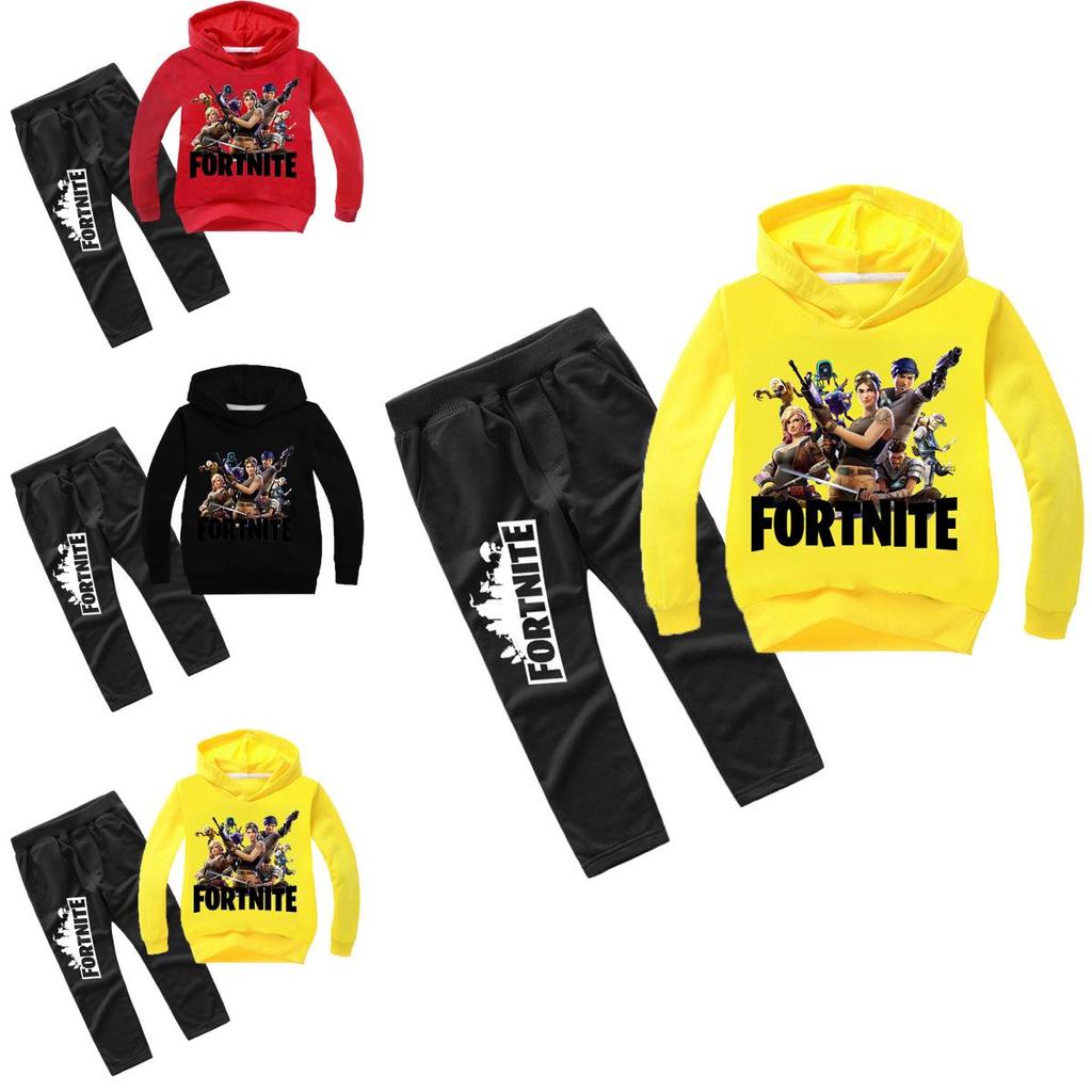 Hooded Fortnite Child Clothing Sweatshirt Hoodie Unisex Kids Wear Clothing Game
