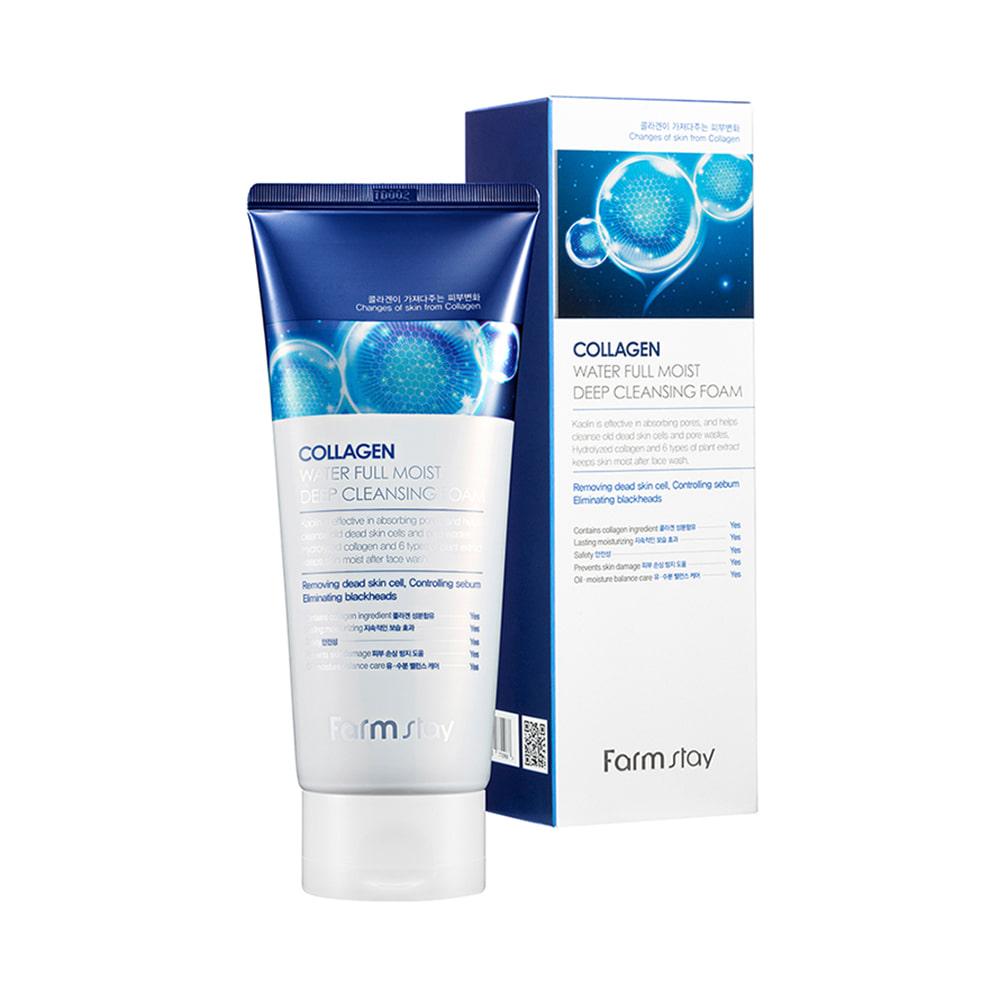 Farm Stay Collagen Waterful Moist Deep Cleansing Foam