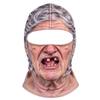 Новинка Лыжный Шлем с Лицом Старика, Смешная Реалистичная 3D-Печать, Полностью Закрывающая Лицо, Зимний, Ветрозащитный, Наружный Чехол для Мужчин и Женщин (Солнцезащитные очки не включены)