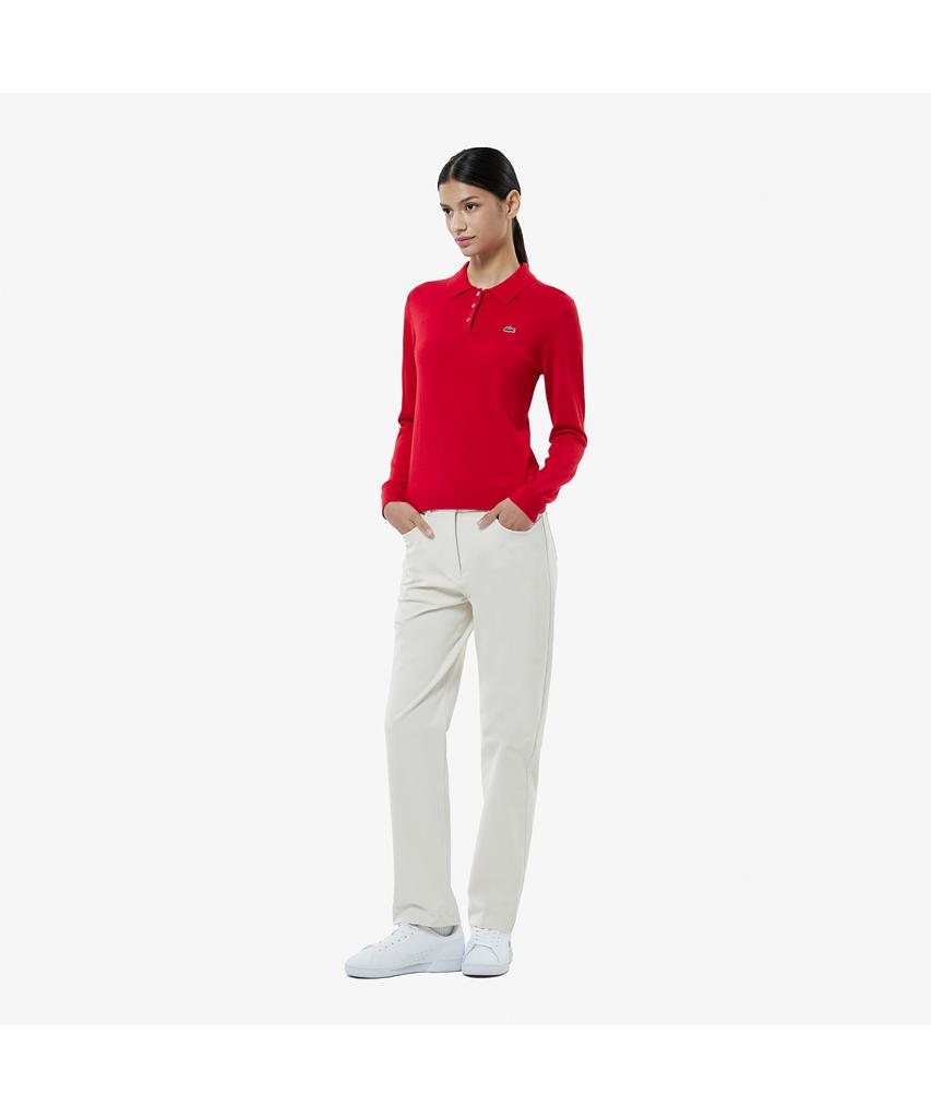 LACOSTE Женский базовый лонгслив-поло Af793E-55N 240