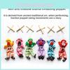 Wooden Marionette Childrens Clown Puppetry Diy Handmade Toy For Kids Entertainment