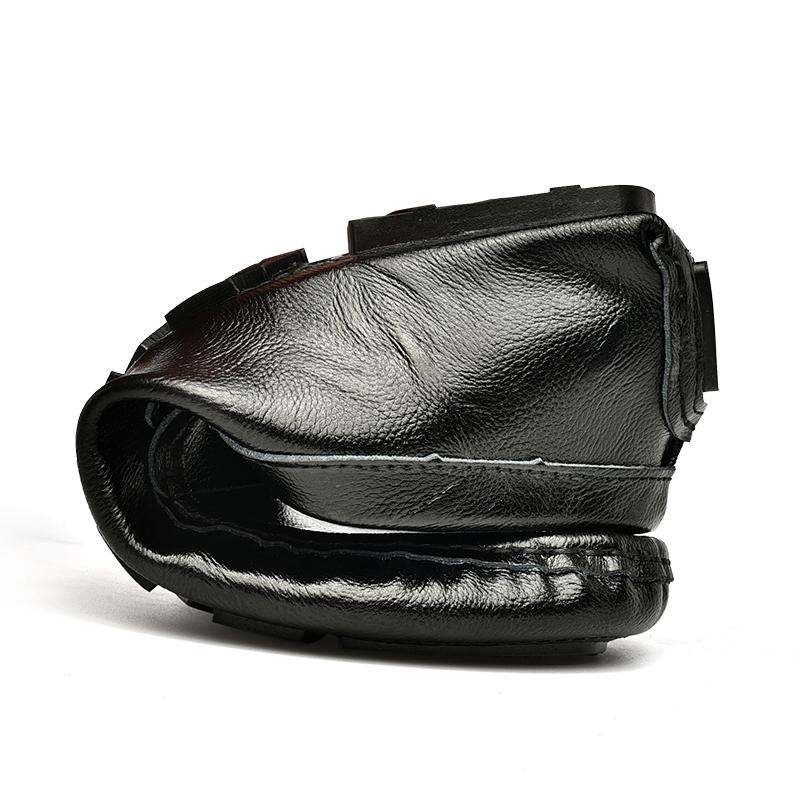 Классические винтажные кожаные лоферы мужские повседневные туфли из натуральной кожи без застежки на плоской подошве мокасины без застежки на мягкой подошве туфли