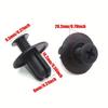 100Pcs 8mm Plastic Rivets Fasteners Screw Car Bumper Fender Black Rivet Car Fastener Clips for Toyota Focus Kia Nissan Yamaha