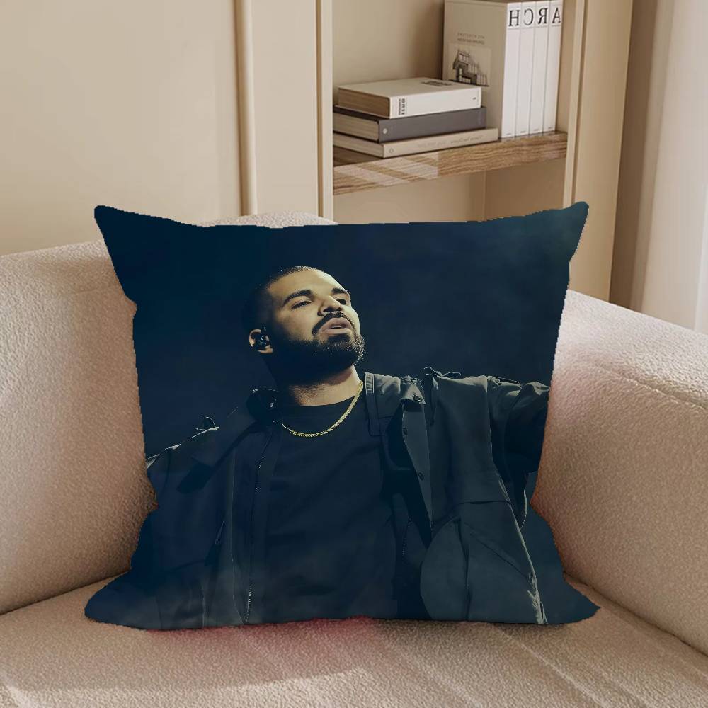 RAPPER Drake Cushion Cover Pillow Cover Decor Pillowcase Printed Cushion Case For Couch