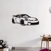 Metal Wall Art 911 Front Metal Car Silhouette Wall Art Perfect for Metal Wall Art Decor and Gift for Car Lovers and Enthusiasts