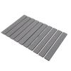 Stone Dish Drying Mat for Kitchen Counter Diatomaceous Earth Folding Water Absorbing Multi Purpose Dish Drying Pad Gray