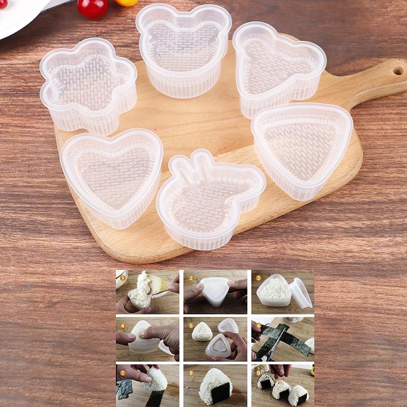 1 Набор Форма для риса для суши Нори Бенто Сэндвич Инструмент для DIY Кухня Выпечка Нори Инструмент для суши