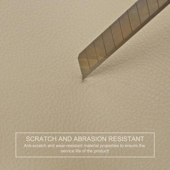 For Dodge Durango 2011- Center Console Lid Leather Armrest Pad Cover Beige