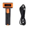 Barcode Reader Handheld Wired 2D Black QR Code Scanner with Connection Cable for Linux for Android