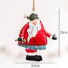 2023 Christmas Bells Iron Pendant Santa Claus Vintage Iron Painted Ornaments XMAS Home Decoration Christmas Tree Decoration