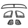 For Hyundai Tucson 2015 -  Carbon Fiber Interior Accessories Car Dashboard Air Condition Outlet Vent Cover Trim