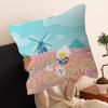 K-Kanaheis Cute Cushion Cover Pillow Cover Decor Pillowcase Printed Cushion Case For Couch