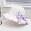 Kawaii Baby Fishermen Hat Bowknot Kids Bucket Hat Sunscreen Children Sun Hat  Apparel Accessories