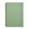 Solid Color 2027 Weekly Planner Twin Wire Binding A5 Agenda Book  Business Meeting