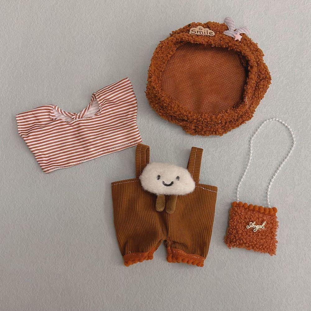 20 см хлопковая кукла милые платья принцессы плюшевые куклы одежда платья юбка украшения юбка с мультяшной повязкой на голову аксессуары