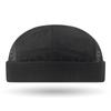 Solid Color Sailor Cap Brimless Skull Cap Fashion Landlord Cap  Men