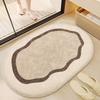 WTEMPO Bathroom Floor Mat Bathroom Entrance Thickened Foot Mat Anti Slip