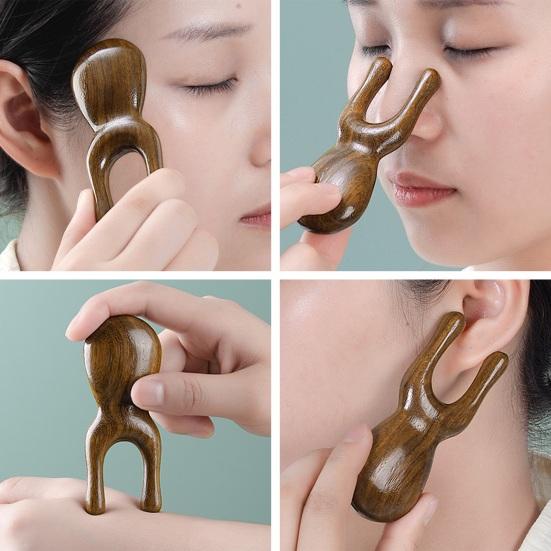 Расческа для массажа глаз снимает напряжение глаз, уменьшает отечность, способствует сиянию цвета лица, экологически чистая массажная расческа