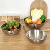 304 Stainless Steel Salad Bowls With Scale Cooking Baking Mixing Bowls Nestable Large Capacity Lamian Noodles Bowl Tableware