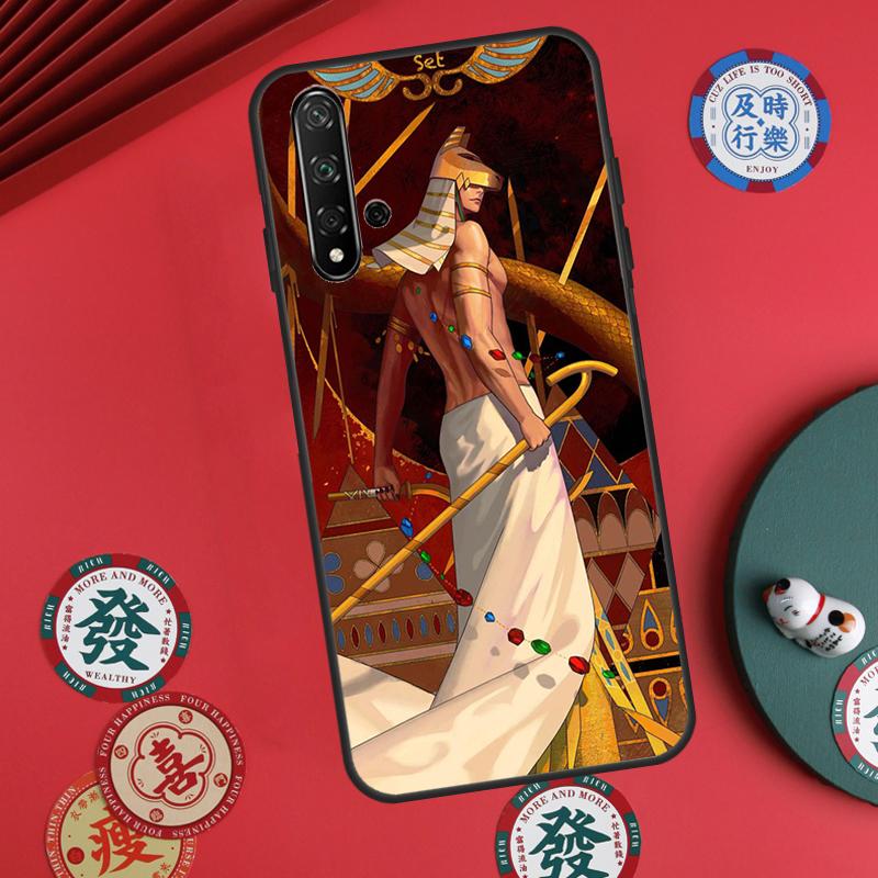 Египет Нефертити Анубис Анкх Для Huawei Nova 5T 10 9 SE 7i 8i 11i 12i Y73 Y90 Y70 Y72 Y61 Y91 P60 Pro P30 P40 Lite Чехол