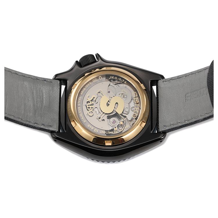 Seiko Seiko5 Коллекция ONE PIECE Механический механизм Кожаный ремешок Часы Мужские Часы Синий циферблат SRPH05K1