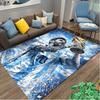 1pc Area Rug Appropriate for Office, Football Star Messi Carpet, Versatile Printed Chair Rug, Durable Home Sofa Carpet