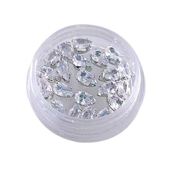 20 шт./кор. украшения для ногтей блестящие кубические цирконии блестящие стразы для ногтей ювелирные украшения для женщин