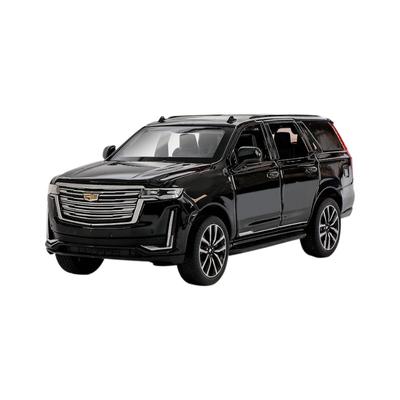 1/32 Cadillac Escalade Модель автомобиля из сплава с высокой имитацией, литая игрушка со звуком и светом, инерционные транспортные средства, декоративные игрушки для детей