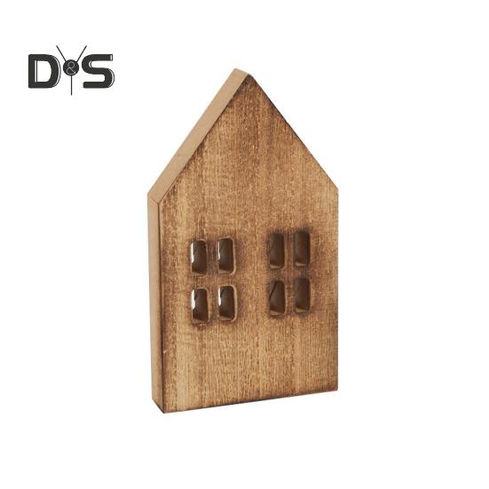 Хорошая текстура деревянного украшения Экологичный необычный небольшой дом Деревянное ремесло