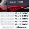 Буквы Логотип Значок Наклейки на Багажник Автомобиля Для Mercedes Benz GLE Класс GLE53 GLE350 GLE400 GLE450 W166 W167 4Matic GLE63