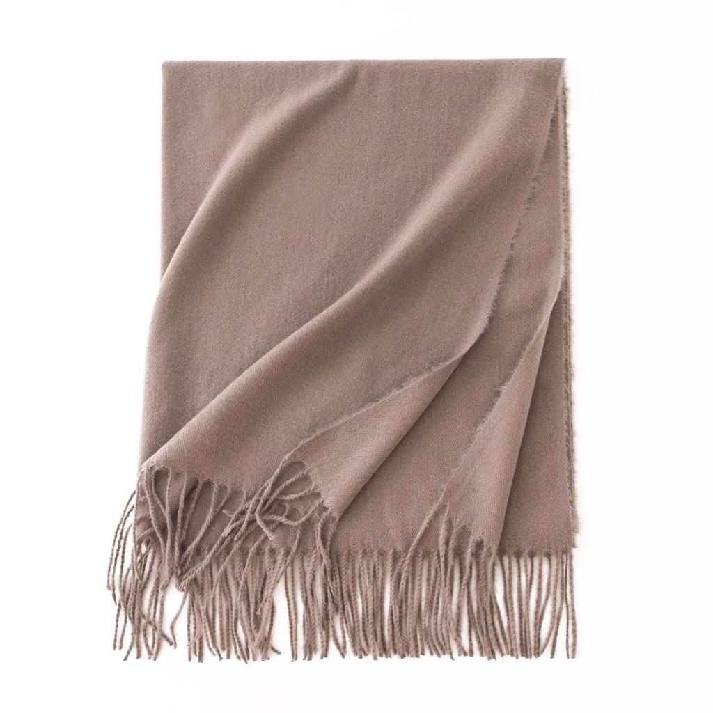 Cashmere Feel Scarf Autumn and Winter Korean Imitation Cashmere Girls High End Shawl Warm Scarf