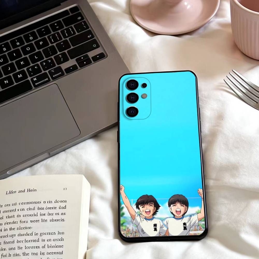 Аниме Крутой C-Капитан Т-Цубаса Чехол для телефона для Samsung S25,24,23,22,30,21,10,9,Ultra,Plus,Lite,FE,4,5 G Мягкий черный чехол