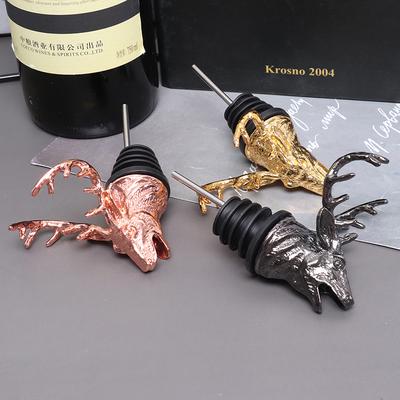 Креативный винный поильник Deer Head Alloy Wine Mouth Руководство по вину